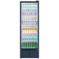 当季新品 海尔(Haier)展示柜冷藏保鲜柜立式商用冰柜大容量玻璃门水果蛋糕啤酒饮料展示柜SC-382S