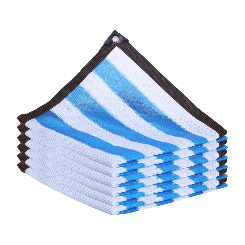 喜力健  户外蓝白遮阳网 2m*2m-打孔 张