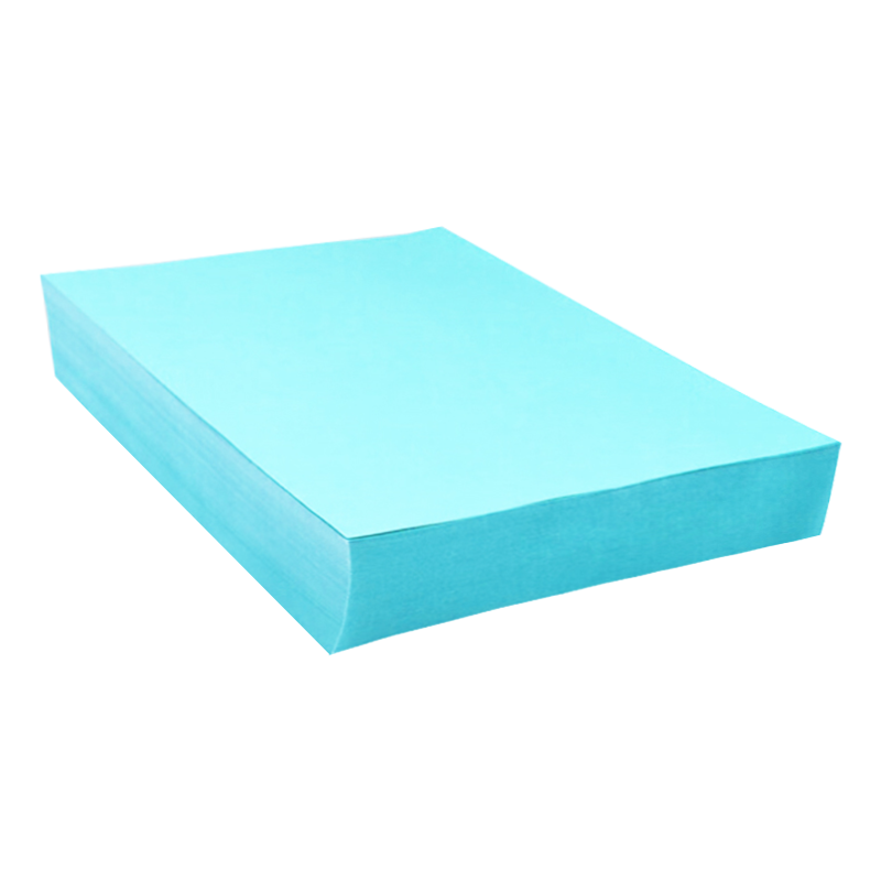 奥驰 彩色复印纸80g浅蓝色 A4 100张/包