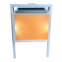 蓉益驰 RYC5702A 18V 7w IP65 30/min LED 太阳能警示灯 (计价单位:盏) 白色