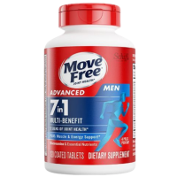 保税发货 美国Move Free男士多元氨糖120粒/瓶装男性专用成人护关节 维生素补充剂 膳食营养补充剂效期26.12