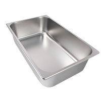 珑伽辛 不锈钢份数盆分餐盒 1/1盆535*330*100mm/个