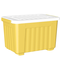 苏识 SS-80黄 55.5*40*35.5cm 塑料收纳箱 (计价单位:个)黄色