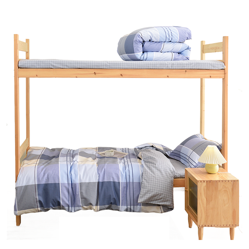 安居先森ANJU250656 全棉印花1.2米床150*200cm三件套(计价单位:套) 蓝色