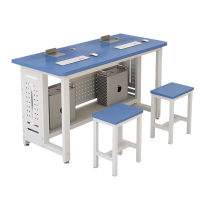 班龙电脑桌椅双人套