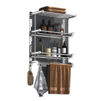 耀豪坤 304三层50Cm毛巾架PKJ-8/个