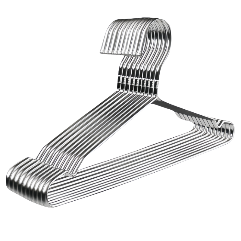 依韵珂不锈钢衣架45cm10个组