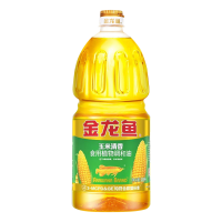 金龙鱼玉米清香型食用植物调和油1.8L桶装家用厨房烹饪优质食用油