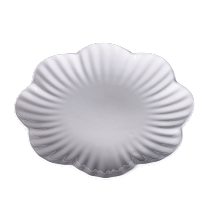 珑伽辛 陶瓷餐具百合盘 菜盘 9英寸/个