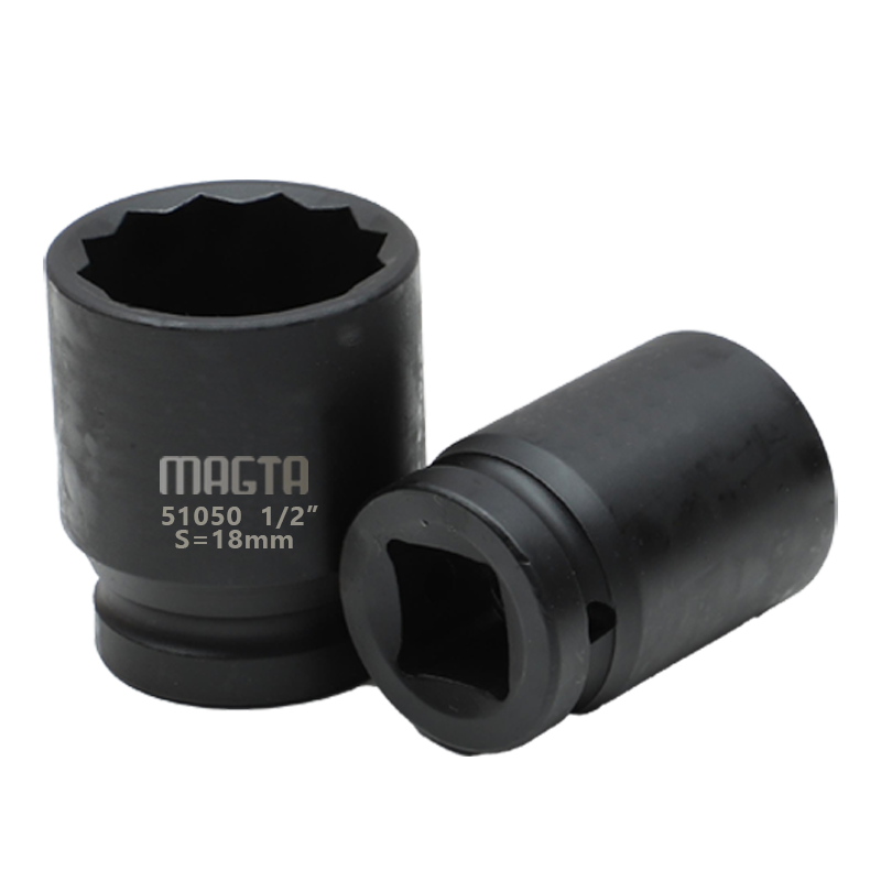 玛吉塔工(MRO MAGTA)十二角标准套筒 风动套筒 气动套筒 重型套筒 风炮套筒 51065 1/2″ 36mm