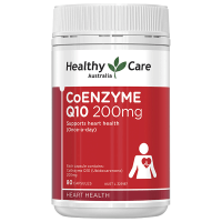 效期26年Healthy Care辅酶Q10胶囊200mg80粒/瓶装高含量 澳洲原装进口 香港/保税随机发