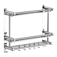 耀豪坤 304双层50cm毛巾架YUI-9/个