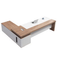 亿洛莱 办公桌+侧柜 200*80*75cm 套