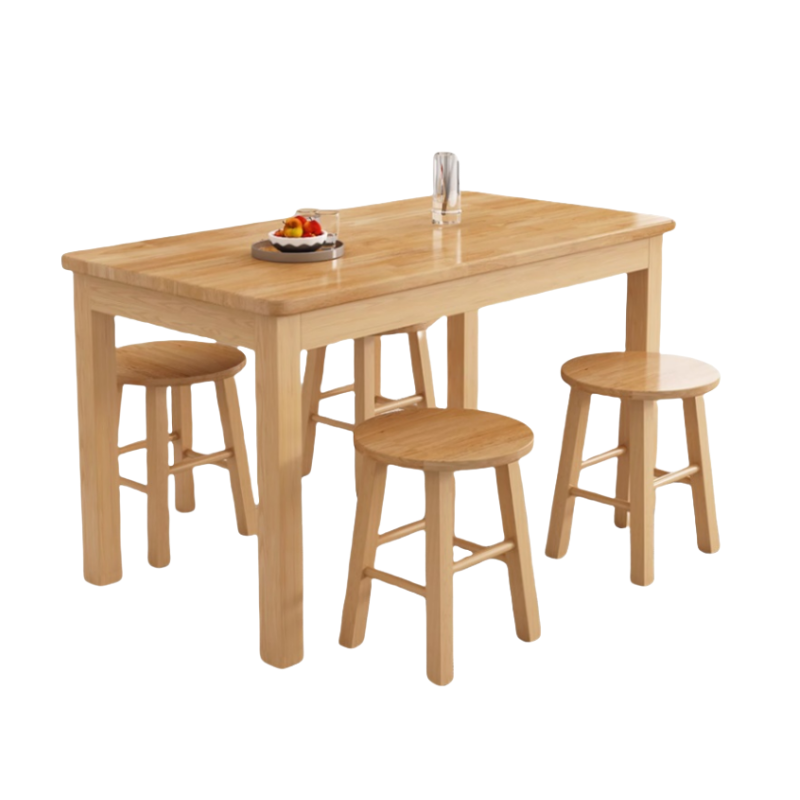 攸形饭桌120*80*75cm+4凳套