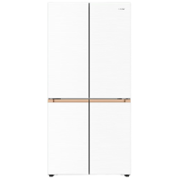 海尔(Haier)十字对开门冰箱507L容量 全空间保鲜超薄零嵌家用 一级能效 BCD-507WGHTD1BWLU1
