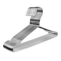 依韵珂不锈钢衣架42cm10个组