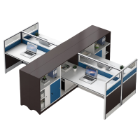 豫龙都屏风桌十字型张