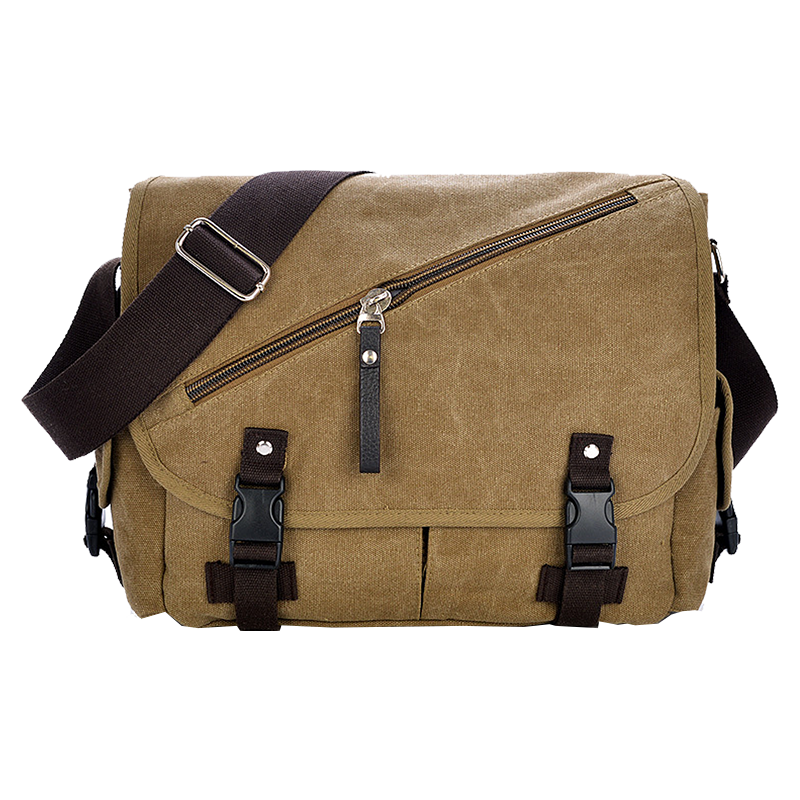 帆布单肩包斜挎包 颜色可备注/个