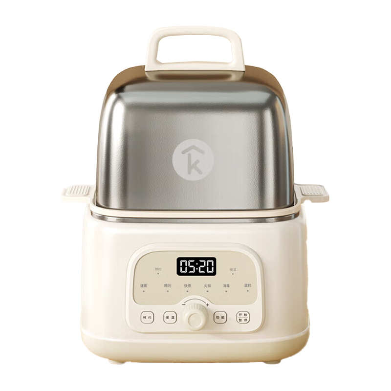 科西电蒸锅4L保温24小时预约电煮锅火锅电热炖锅电火锅CD-MN1