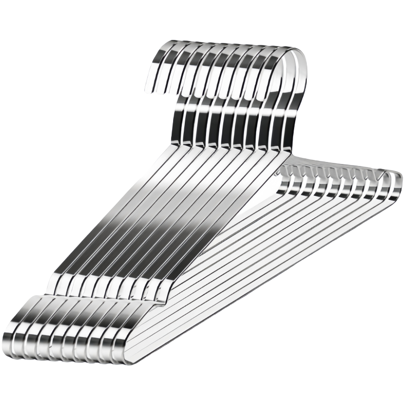 依韵珂不锈钢衣架47*0.8cm10个组
