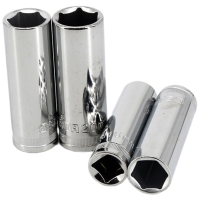 世达(SATA)13409 12.5mm系列 六角加长套筒头子 材质 铬钒钢 6角长套筒 18mm