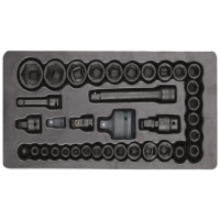 力易得(ENDURA) 36件10mm+12.5mm 风动套筒工具托组套 E1922