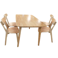 演发 餐桌椅 一桌四椅 套