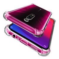 适用红米8/8A/K30/K30pro/k20 pro/note9pro/8pro手机壳送膜 透明防摔气囊软壳