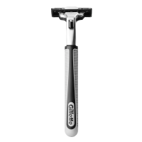 吉列(GILLETTE)吉列威锋双层2刀片手动剃须刮毛刀男士刮脸刀1刀架1刀头泡沫组合装
