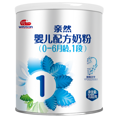 明一牧兰纯试喝装吃100g*2小罐1段牛奶粉单ID享受1次(其他系列联系客服备注)