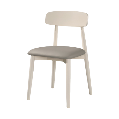 晨磊 实木餐椅 43*49.5*81.5cm(浅灰坐垫) 把