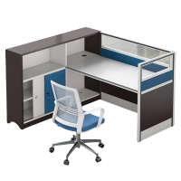 豫龙都屏风工位单人+椅套