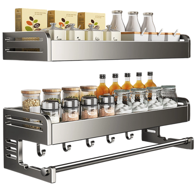 班龙双层毛巾架免打孔个