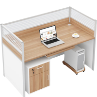 豫龙都屏风工位含柜套