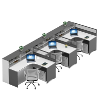 复岚 工位卡座 带桌椅/张