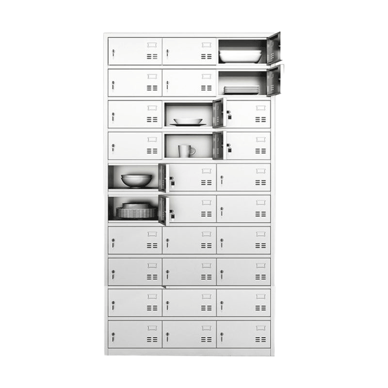 鑫睿辉 30门 餐盘柜 1020*400*1800mm 白色 台