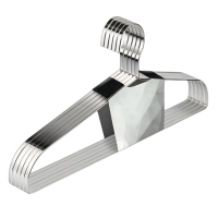 依韵珂不锈钢衣架45cm10个组