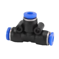 中锦科技 气管快速接头 气动三通T型三通 PE-8个