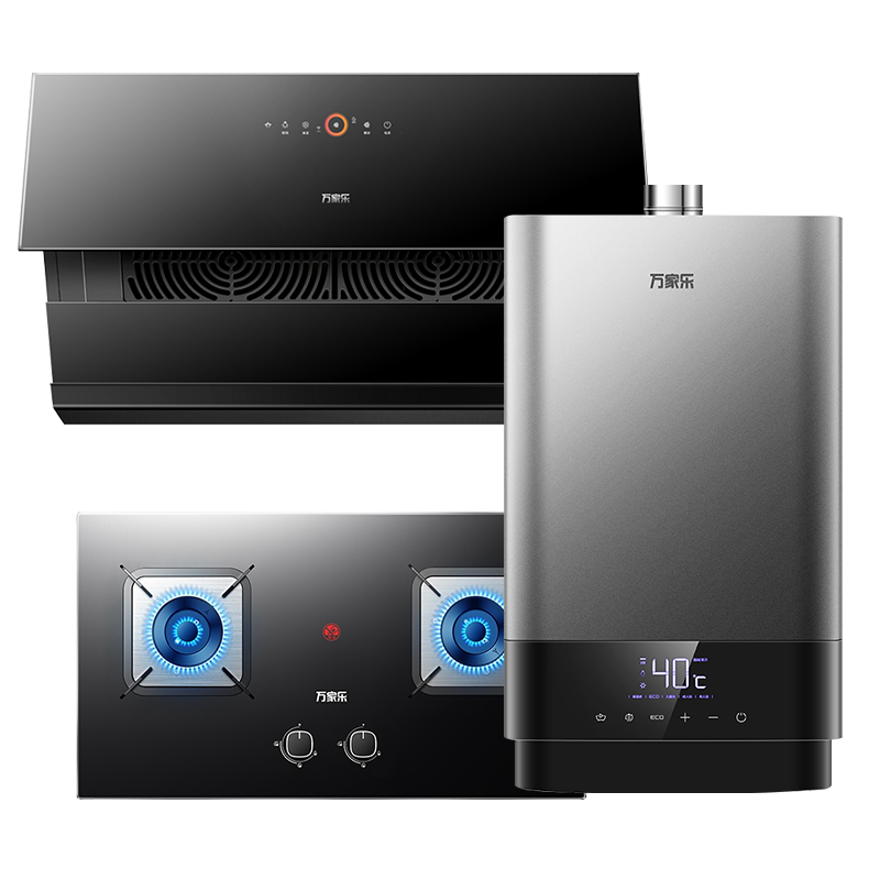 万家乐 烟灶热水器套餐装AL5+AC5+16TL1S 22立方大吸力油烟机 AI智能自清洁 台嵌两用天然气灶