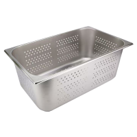 珑伽辛 不锈钢冲孔份数盆洗菜盆漏盆沥水盆 1/1 535*330*150mm/个
