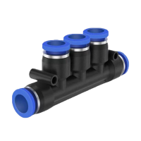 中锦科技气管快速接头 五通接头 PK-12 个