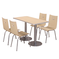 伟樽餐桌圆盘120*60*75cm+椅子*4套