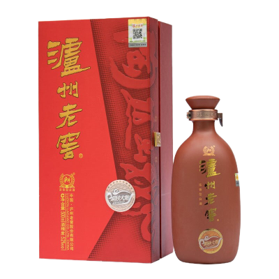 泸州老窖紫砂大曲(红)500ml 52度单瓶礼盒装 浓香型白酒送礼宴请