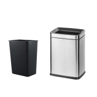 攸 10L银色直投垃圾桶 33*19.5*24cm 个