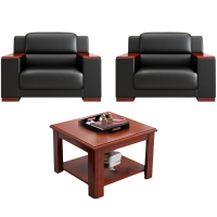 豫龙都接待沙发1+1+茶几套