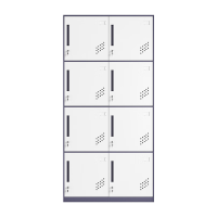 祁川 铁皮更衣柜 八门/台