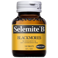 保税发-澳佳宝(BLACKMORES)SelemiteB酵母硒片高浓度富硒酵母片100粒/瓶装 矿物质成人补硒硒片