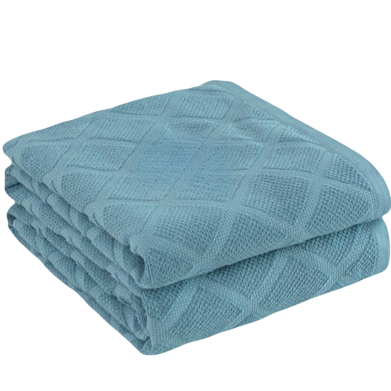 铭思沃毛毯150*200cm条 蓝