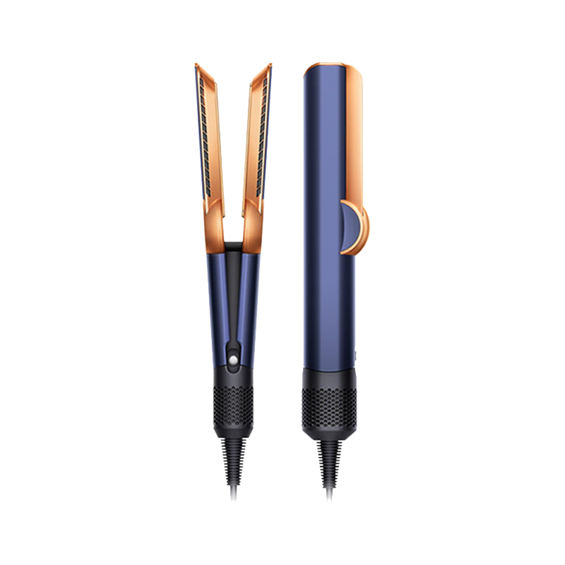 戴森(DYSON) Airstrait HT01 吹风直发器 干发直发二合一 吹风机 直板夹 夹板 藏青铜色