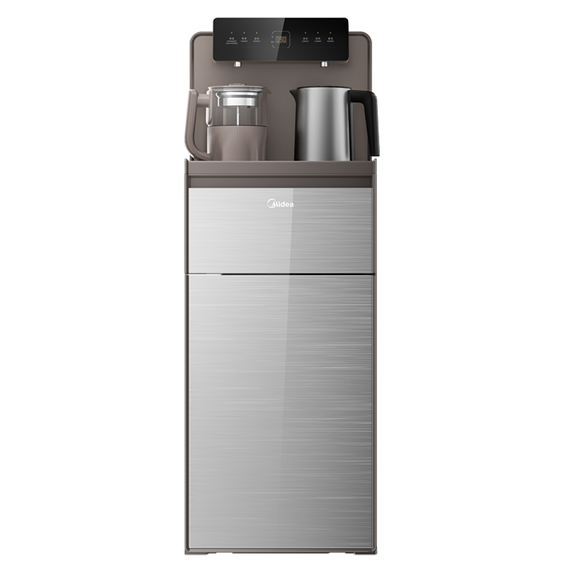 美的(Midea)茶吧机 饮水机家用 茶吧柜一体机可制冷饮水机 语音智控 高端客厅办公下置式冷热两用YD2388S-X